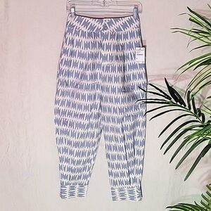 NWT Joie High Waisted Cotton Capri Barrel Pants